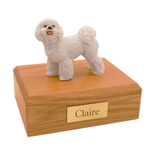 Bichon, Standing Figurine Pet Cremation Urn
