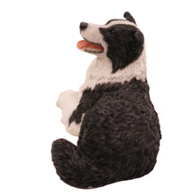 Border Collie, Lying Down Figurine Pet Cremation Urn