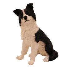 Border Collie, Sitting Figurine Pet Cremation Urn