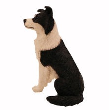 Border Collie, Sitting Figurine Pet Cremation Urn