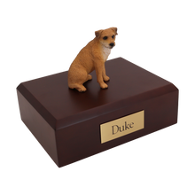Border Terrier, Sitting Figurine Pet Cremation Urn