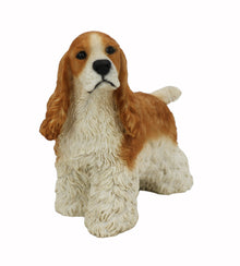 Tan Cocker Spaniel, Standing Figurine Pet Cremation Urn
