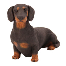Black Dachshund, Lying Down Figurine Pet Cremation Urn