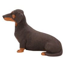 Black Dachshund, Lying Down Figurine Pet Cremation Urn