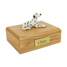 Dalmatian, Lying Down Figurine Pet Cremation Urn