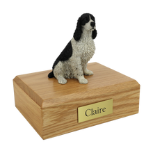 Springer Spaniel, Sitting Figurine Pet Cremation Urn