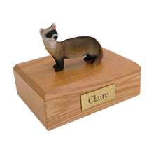 Ferret, Standing Figurine Pet Cremation Urn