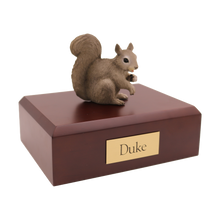 Gray Squirrel, Sitting Figurine Pet Cremation Urn