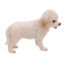 White Cockapoo, Standing Figurine Pet Cremation Urn