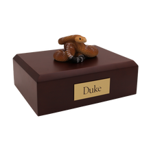 Rattlesnake, Coiled Figurine Pet Cremation Urn