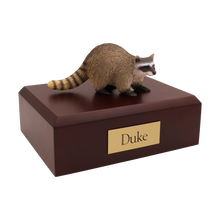 Raccoon, Standing Figurine Pet Cremation Urn