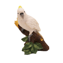 White Cockatoo Parrot, Perched Figurine Pet Cremation Urn