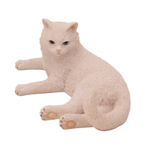 British Shorthair Cat Lying Down Figurine Pet Cremation Urn