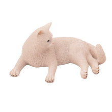 British Shorthair Cat Lying Down Figurine Pet Cremation Urn