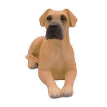 Fawn Great Dane, Ears Down Figurine Pet Cremation Urn