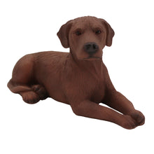 Chocolate Labrador, Resting Figurine Pet Cremation Urn