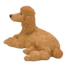 Apricot Poodle, Lying Down Figurine Pet Cremation Urn