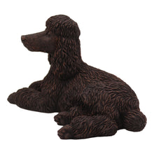 Bronze Poodle, Resting Figurine Pet Cremation Urn