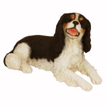 Black King Charles, Lying Down Figurine Pet Cremation Urn