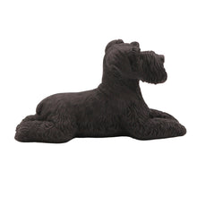 Black Schnauzer, Ears Down Figurine Pet Cremation Urn