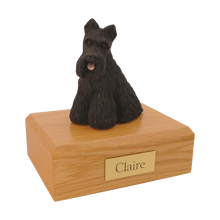 Black Scottish Terrier, Figurine Pet Cremation Urn