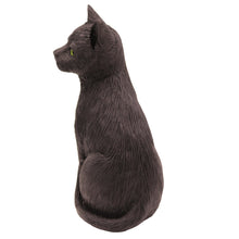 Black Cat, Sitting Figurine Pet Cremation Urn