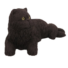 Black Persian Cat, Lying Down Figurine Pet Cremation Urn