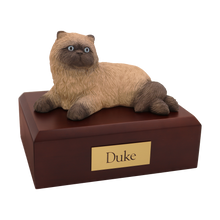 Himalayan Cat, Lying Down Figurine Pet Cremation Urn