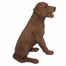 Chocolate Labrador, Sitting Figurine Pet Cremation Urn
