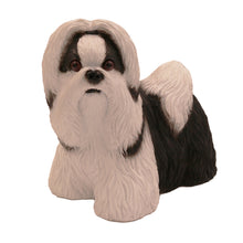 Black & White Shih Tzu, Standing Figurine Pet Cremation Urn