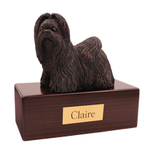 Bronze Shih Tzu, Figurine Pet Cremation Urn
