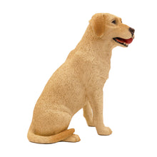 Yellow Labrador Retriever, Sitting With Ball in Mouth Figurine Pet Cremation Urn