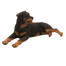 Female Rottweiler, Lying Down Figurine Pet Cremation Urn