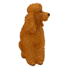 Apricot Poodle, Sitting Figurine Pet Cremation Urn