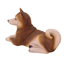 Red Husky, Lying Down Figurine Pet Cremation Urn