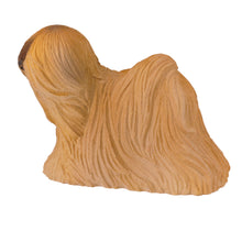 Long-Haired Lhasa Apso, Standing Figurine Pet Cremation Urn