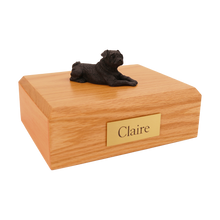 Black Pug, Resting Figurine Pet Cremation Urn