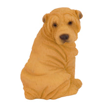 Female Tan Shar Pei, Sitting Figurine Pet Cremation Urn