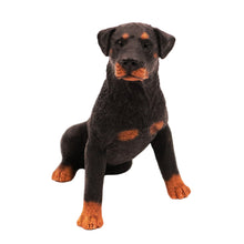 Rottweiler, Sitting Figurine Pet Cremation Urn