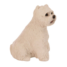 Female White Westie, Sitting Figurine Pet Cremation Urn