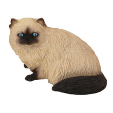 Seal Point Himalayan Cat, Sitting Figurine Pet Cremation Urn