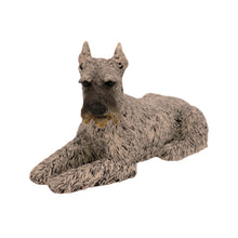 Schnauzer, Ears Up Figurine Pet Cremation Urn 