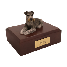 Schnauzer, Ears Down Figurine Pet Cremation Urn
