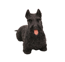 Black Scottish Terrier, Sitting Figurine Pet Cremation Urn