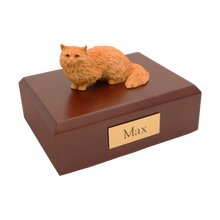 Brown Angora, Standing Figurine Pet Cremation Urn