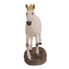 White Horse, Running Figurine Pet Cremation Urn