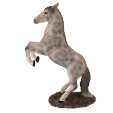 Dapple Gray Horse, Rearing Figurine Pet Cremation Urn