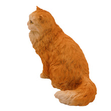 Orange Persian, Sitting Figurine Pet Cremation Urn