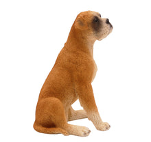 Boxer, Ears Down Sitting Figurine Pet Cremation Urn