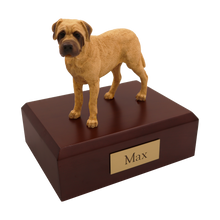 Fawn Bull Mastiff, Standing Figurine Pet Cremation Urn